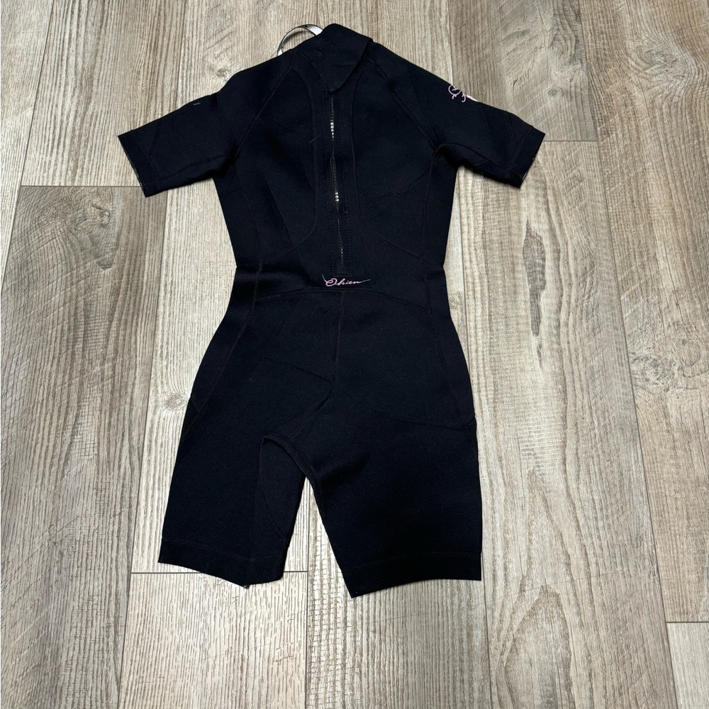 New NWT O’Brien Shorty black purple wetsuit short sleeve Med neoprene - Picture 6 of 7